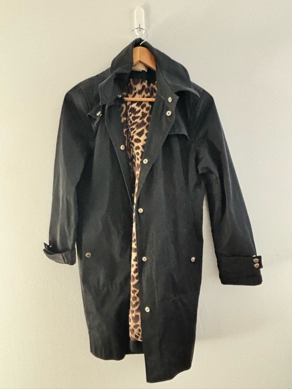 Michael Kors Black Lined Coat